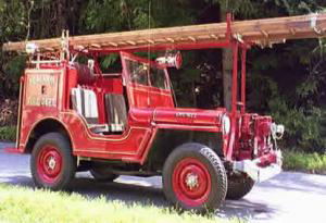 Peacham Fire Department also owns and operates a 1946 Willys Jeep CJ2A